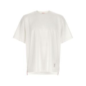 Thom Browne Men's Rwb Knit Trim T-Shirt